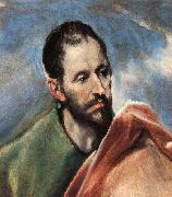 GRECO, El Study of a Man Sweden oil painting artist